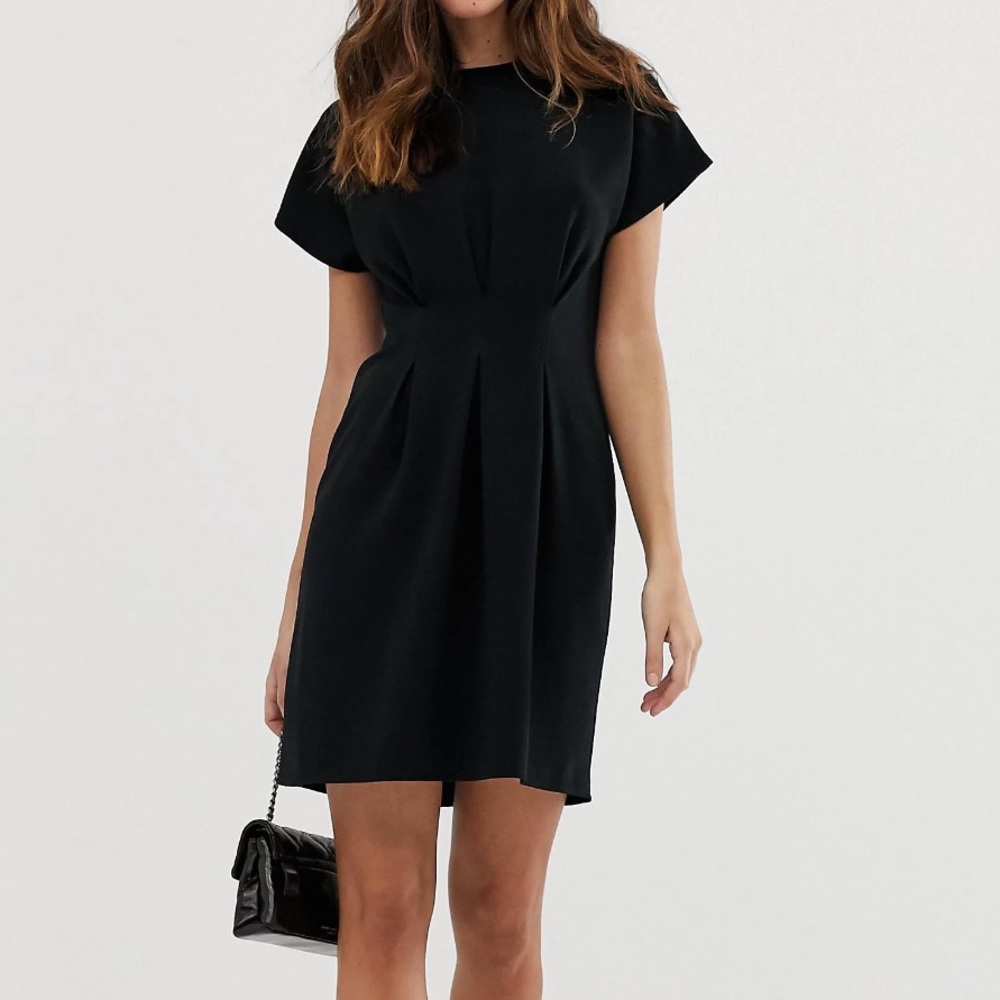 ASOS DESIGN Nipped in Waist Mini Dress